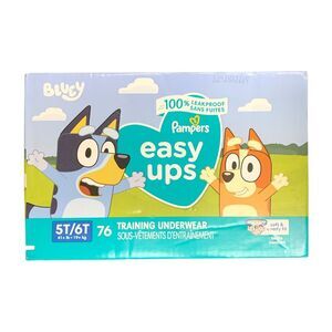 Pampers Easy Ups Training Underwear, Leakproof, 5T/6T (41+lbs.), 76ct.